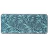 Casatessile Tappeto Cucina Antiscivolo Lavabile Modello Onde Chic - Tappeto Corsia, Passatoia Corridoio - Blu, Lunghezza 240 cm
