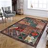Rururug Tappeto,Multicolor, Rectangular 100 x 160 cm, Vintage patterns Patchwork designs, Corridoio Passatoia Cucina Decorativo camera da letto soggiorno Runner Ufficio Entrata Casa,
