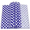 SNSYGN Carta per formaggio, 100 fogli di carta cerata per alimenti, sacchetti di patatine fritte, carta per panini Deli Basket Liner, imballaggio alimentare per panini, fast food snack, pane hamburger (blu)