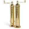 Generic Set di 2 macinini greci realizzati a mano in ottone da 20,3 cm e macinino per sale da 20,3 cm, sistema 3DCut, macinatura regolabile, realizzato in Grecia #103/108