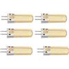 KIMISS 6Pcs Gy6.35 LED, 700lm 72 LED 360 Gradi Gy6.35 LED Lampadina 7W AC DC12V G 6 35 G6.35 Corn Light per Lampade a Sospensione Soffitto Luce Calda (2700K 3000K) (Luce calda)