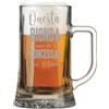 Colorfamily Boccale da birra con incisione Personalizzato Questa bionda è l'unica che ti è concessa! - personalizza con il nome della tua lei - bicchiere in vetro 50 cl