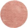 RugVista Comfy, Tappeto per bambini, Moderni, Ø 100 cm, Rotonda, Pelo medio, Cameretta, Lavabile solo a secco, Senza sostanze chimiche pericolose, Rosa