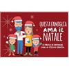 Generico Tappeto Natalizio Personalizzato ''Questa famiglia ama il Natale'' Zerbino Decorativo Natale Design Festivo per Ingresso Casa Idea Regalo natale 50x80cm decorazioni antiscivolo