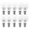 P.G. 10 LAMPADE 7WATT LED SFERA P45 RISPARMIO ENERGETICO LAMPADINA E14 220-240V A+ (LUCE CALDA 3000K)