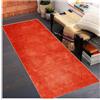 Siunwdiy Tappeto Passatoia Cucina 1.6 Metri Antiscivolo Lavabile - Tappeto Runner Corridoio Moderno Pelo Corto - Arancione- Motivo Astratto per Salotto Camera da Letto Ingresso Bagno 70x160 cm