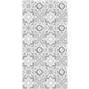 Panorama Tappeto Vinile - Modello Idraulico Granada Grigio 80x250 cm - Varie Dimensioni - Tappetino Lavabile per la Cucina - Passatoia PVC Antiscivolo