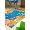 Excelsa Tappeto arredo, animali e fauna, multicolore, 165x110 cm