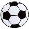 GIVBRO Tappeto rotondo per area calcistica, per bambini, ragazzi, camera da letto, soggiorno, 60 cm