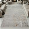 Teppich-Traum Tappeto moderno dal Design di Rami astratto | easy care | oro, 140x200 cm