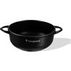 Tangherò Casseruola da 28 cm in Alluminio Pressofuso Rivestimento Antiaderente Made in Italy CA28T