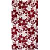 PERLARARA Tappeto ANTISCIVOLO Arredo Casa Multiuso Aromatic Firenze Chenille ideale per bagno cucina cameretta o soggiorno (cm 55 x 280, Rosso)