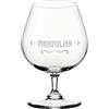 polar-effekt Bicchiere da cognac girevole con motivo a scelta personalizzato - Incisione - cristallo - compleanno e Natale - Whisky, Bourbon, Brandy, Scotch - Motivo Classic Ornamento