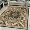 Mazovia Tappeto Salotto Moderno Orientale e Vintage Pelo Corto - Tappeti Soggiorno Turchi Originali - Tappeti Camera da Letto - Tappeti Salotto Grandi Dimensioni - Verde 80x150 cm