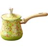 KiBcsLic Caffettiera Turca a Induzione Scaldalatte Recipiente per Salse per Caffè con Manico Ergonomico Antiscottatura Adatta per Campeggio E Uso Domes, 550 Ml