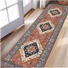 Siunwdiy Tappeto Passatoia Corridoio Cucina Rosso Lavabile Antiscivolo al 3.3 Metro Tappeto Corridoio Passatoia Da Letto Pelo Corto Tappeto Cucina per Salotto da Letto Ingresso Interno,70x330 cm