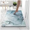 Ergocar Tappeti Bagno Super Assorbenti, Tappetino Da Cucina Antiscivolo, Resistente All'usura Morbido Tappetino da Bagno, per Bagno, Cucina, Camera da Letto(Pattern di Marmo)