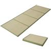 EMOOR Tappetino Tatami Giapponese 90 x 200 cm Erba Naturale (Non Tinta), Materasso Igusa Pieghevole Dormire a Terra Materasso Futon Giapponese Meditazione Yoga Zen