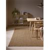 Benuta Pure - Tappeto in sisal Greta - Crema 120x180 cm - 100% sisal - Rettangolare & in stile: bordura, tinta unita, natural living, scandinavo - Facile da pulire per soggiorno e camera da letto