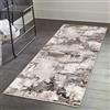 Mazovia Passatappeto Moderno Astratto - Morbido Passatappeto per Cucina, Corridoio, Camera da Letto, Corridoio - Pile Corto - Certificato OEKO-TEX - Beige Crema Passatappeto - 60 x 500 cm