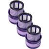 vhbw 3x filtro compatibile con Dyson Omni-glide+, Omni-glide, SV19 aspirapolvere - filtro HEPA lilla