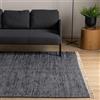 Interiyou Tappeto cotone Toledo - 200x300 cm Blu - Tessuto artigianale con frange per salotto, camera, stanza bambini, pranzo, cucina o corridoio