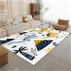Generic Tappeto per soggiorno, 80 x 150 cm, tappeto morbido per camera da letto, stampa astratta con dinosauri, tappeto per interni, a pelo corto, tappeto decorativo per sala da pranzo, dormitorio, ufficio