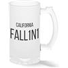 B&S Boutique Fallen One Lucifer License Plate Morningstar Show Trasparente tazza di birra Stein 0.5L