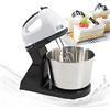 SanBouSi Robot da cucina impastatrice con 7 velocità, mixer per torte con ciotole in acciaio inox da 1,7L, dispositivo multifunzione, frullatore, impastatrice, stand mixer, 100W