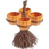 Generico Contenitore Porta Caramelle A Forma Di Zucca - Ciotola Da Dessert E Snack In Resina Per Halloween | Decorazione Da Tavolo Per Dolcetti E Salatini, Ciotola Da Buffet Per Feste Spaventose E Cucina Temat