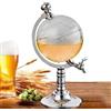 Whnbuij Globo di decanter per whisky - Set di decanter in vetro per vino | Dispenser versatore aeratore per vino con decanter a globo da 1,5 l, accessorio trasparente per feste da bar e club con imbuto e tapp