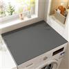 KFDZSW Tappetino Scolapiatti | Super Assorbente Tappetino Lavello Cucina | Antiscivolo Con Retro In Gomma Antimacchia Per Cucina Caffettiera Il Bagno (Grigio Scuro,50x50cm)