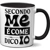 Fashion Graphic Tazza Ufficio Divertente - Secondo Me è come dico Io - Tazza Colazione per regalo Uomo e Regalo Donna - Regali Mamma - Regali Amica Speciale Compleanno - Gadget (Nero)