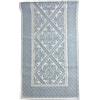 Markotex Tappeto Sardo Stuoia Passatoia tappeto bagno 100% Cotone Made In Italy prodotto in sardegna (Cielo, 55x115)