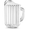 Forgast Caraffa in Policarbonato, Caraffa Acqua da Tavola, Elegante e Transparente, Capacità 1,7 l, Lavabile in Lavastoviglie, Ideale per Servire Bevande in Ogni Occasione