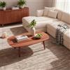 TESSO LIVING Tappeto Soggiorno a pelo alto - 200cm x 290cm - unicolore Beige - Motivo a linee alte e basse - Effetto 3D - Tappeto shaggy per camera da letto, Boho, Scandi
