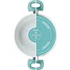 Genius Cerafit Revolution - Pentola da 26 cm, in ceramica, antiaderente, con coperchio in vetro, senza PFAS, Thermo Speed, adatta a tutti i piani cottura, lavabile in lavastoviglie
