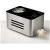 Sommertal ICE1500 - Macchina per gelato 3 in 1, yogurt gelato e sorbetto, macchina per gelato in acciaio inox con funzione di mantenimento del freddo, 1,5 l, 150 W con compressore