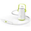 GYMAX Pulitore a Vapore Portatile 1000W con Pressione 3 Bar, Macchina a Vapore Multiuso per la Pulizia di Cucina Indumenti Pavimento Finestre, Inclusi 10 Accessori, Grigio/Verde (Verde)