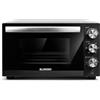 BLUNORD Forno Elettrico Ventilato 63 Litri 2200W BLUF63 Deluxe XL con Doppio Vetro, 6 Funzioni di Cottura, Girarrosto, Temperatura 90-230°C, Timer 60 Min, Luce Interna, Accessori Inclusi