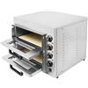YyanLAK Forno per pizza a gas, 3000 W, forno per pizza da interno, forno elettrico per piano di lavoro, forno per pizza commerciale per pasticceria, carne alla griglia