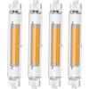 YGFADH Lampadina R7S LED 118mm Dimmerabile 30W - Bianco Caldo 3000K, Sostituisce Alogena 300W/3000LM, AC 220-240V - Confezione Da 4