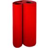 Olivo Tappeti OLIVO.shop Tappeto per eventi, rotolo di tappeti, tappeto da matrimonio, cerimonia, festa, tappeto per esterni, tappeto al metro, passerella ROMOQU (rosso, 1 x 15 m)
