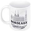 Fabulous Tazza in ceramica Bordeaux Minimalista Città Francia Wine Travel