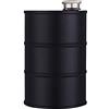 PiurUf Fiaschetta Tascabile 500ml Barra di stoccaggio del boccetta circolare di Liquore circolare bevanda in acciaio inox whisky flagon wine pot perdite teatro nero olio da esterno a forma di tamburo Fiasche