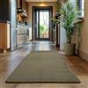 SIMPEX Tappeto Runner Verde 80x150 cm Tappeto Lavabile a Pelo Corto, Antiscivolo e Morbido, Design Monocromatico Moderno per Camera da Letto, Cucina e Corridoio