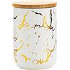 OnePine 800ml/27 oz Vaso Ceramica per Alimenti, Barattoli da Cucina Moderni con Coperchio Ermetico, Barattolo Sale Zucchero Caffe, per Casa e Cucina