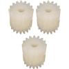 Generico Set 3 pezzi ingranaggi per motore MA781523H compatibile con Imetec Dolcevita GR1 7126C grattugia