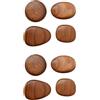 perfk 2x 4x Ganci in Legno Da Parete Ganci in Legno per Cappotti Ganci Da Parete Rustici Moderni Pomelli in Legno per Armadietti per Borse, Sciarpe, Bagno,