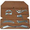 GYX COELE IASTM - Set di strumenti 6 in 1 per massaggio Gua Sha, in acciaio inox, ottimo strumento per la mobilizzazione dei tessuti molli, per schiena, collo, braccia, gambe, spalle e agopunti di